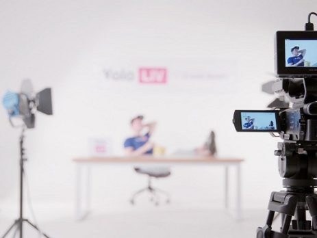 estúdios para transmissão ao vivo