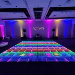 Pista de dança de LED magnética