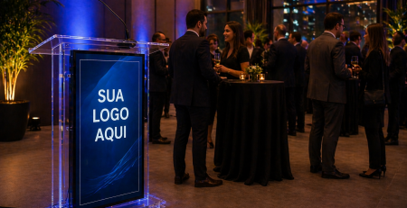 Locação de Púlpito Digital: destaque e impacto no seu evento