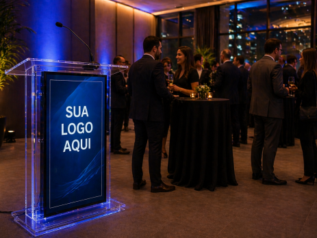 Aluguel de Púlpito Digital: a solução moderna para eventos mais profissionais