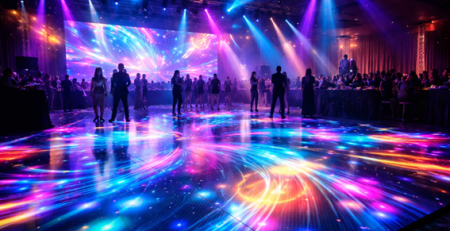 Piso de LED: inovação, impacto visual e tecnologia para eventos