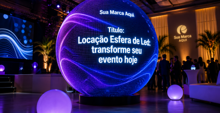 Esfera de Led: o segredo dos eventos inesquecíveis
