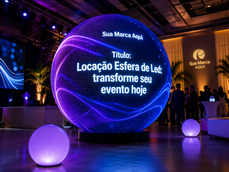Esfera de Led: o segredo dos eventos inesquecíveis