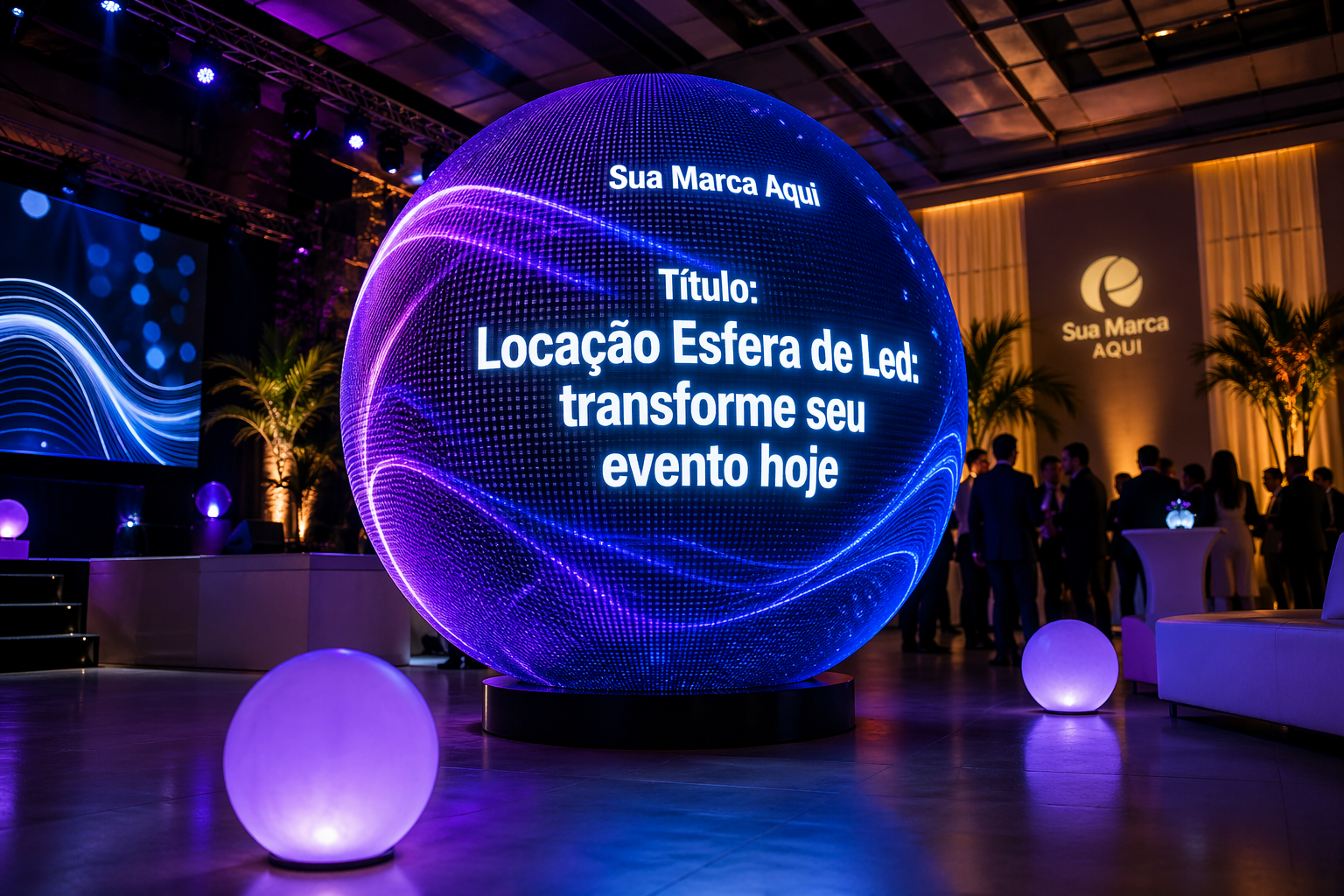 Esfera de Led: o segredo dos eventos inesquecíveis