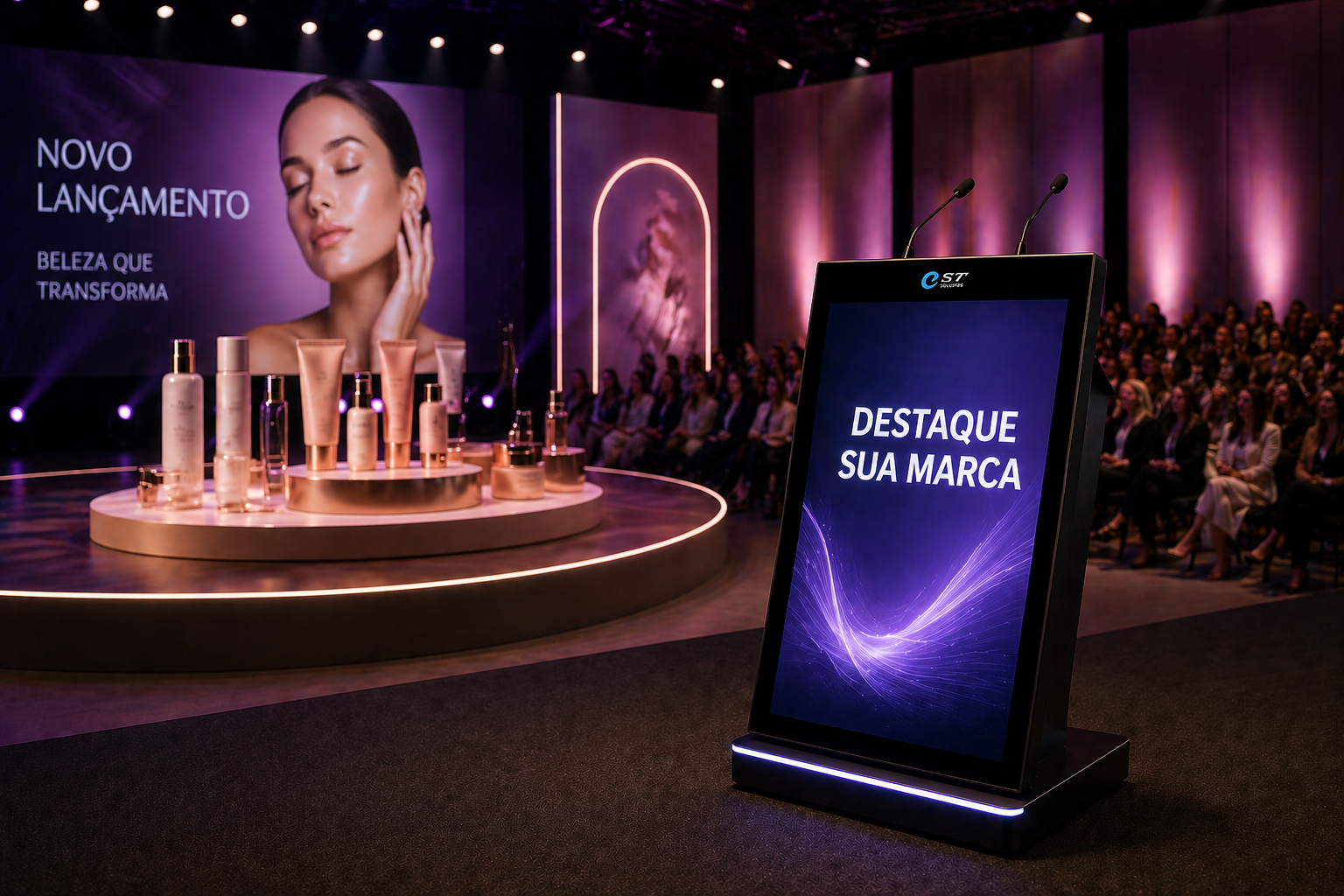 Alugar Púlpito Digital: o detalhe que transforma seu evento